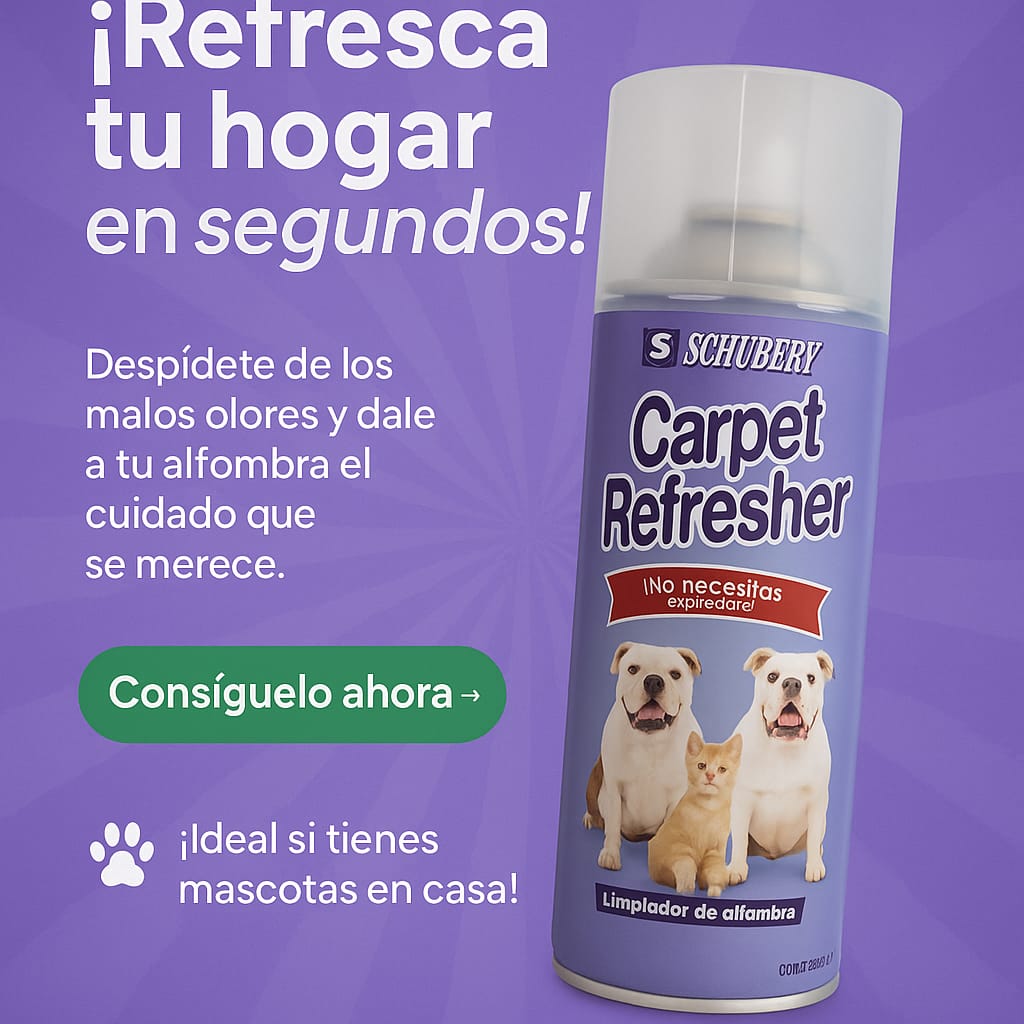 ESPUMA LIMPIADORA DE MUEBLES Y ALFOMBRAS