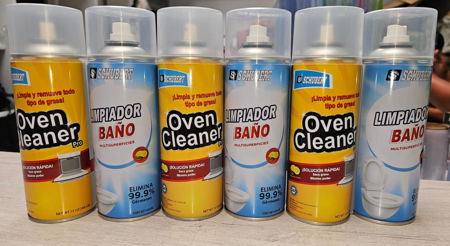 COMBO DE LIMPIEZA OVER CLEANER + ESPUMA DE LIMPIEZA PARA BAÑO